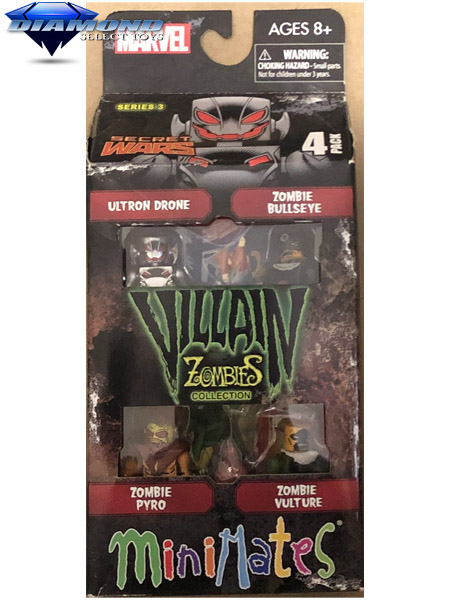 Diamond Select Toys Marvel Minimates Age of Ultron Zombies Set